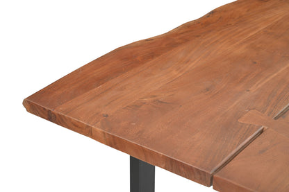 Athea Butterfly Dark live Edge Dining Table - 84"