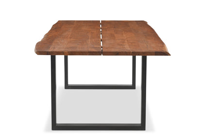 Athea Butterfly Dark live Edge Dining Table - 84"