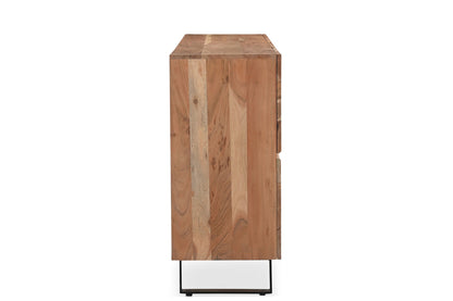 Timbergirl Acacia Wood 3 Door Liveedge Cabinet