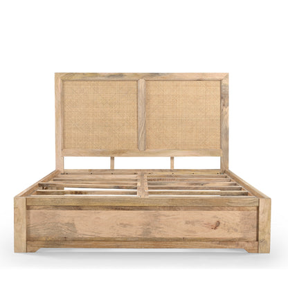 Willow Cane Panel Bed