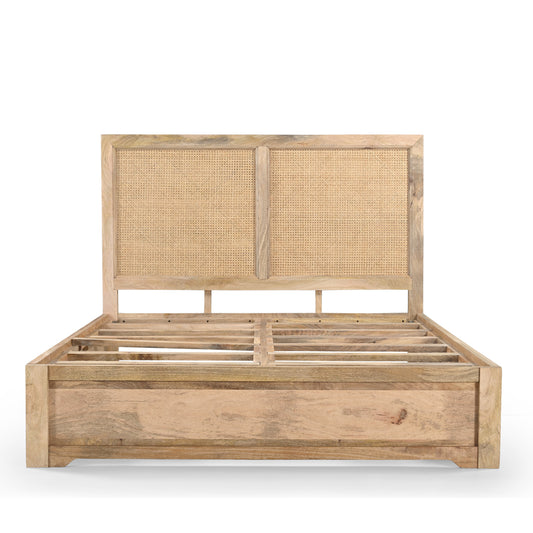 Willow Cane Panel Bed