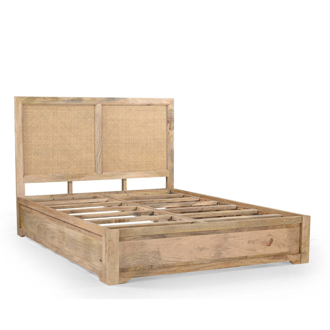 Willow Cane Panel Bed