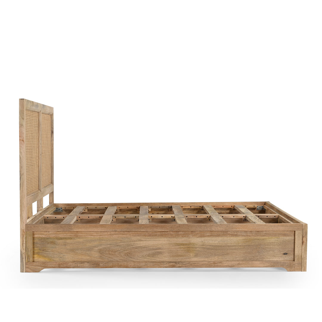Willow Cane Panel Bed