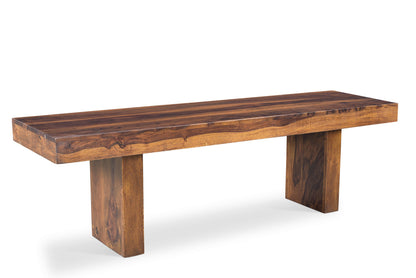 Timbergirl Solid Sheesham Wood Entryway Bench