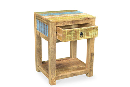 Suman Solid Mango wood end table