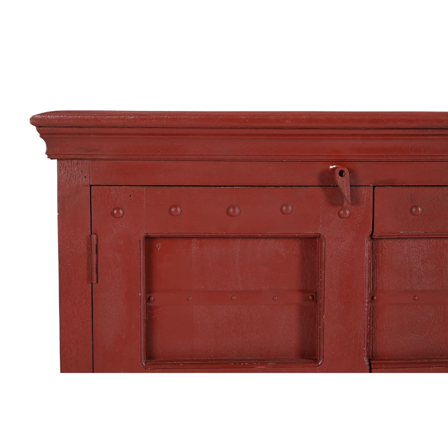 Woodland Red Wooden Sideboard 72"