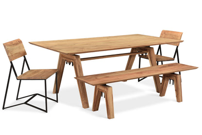 Branch Live Edge Industrial Dining Table