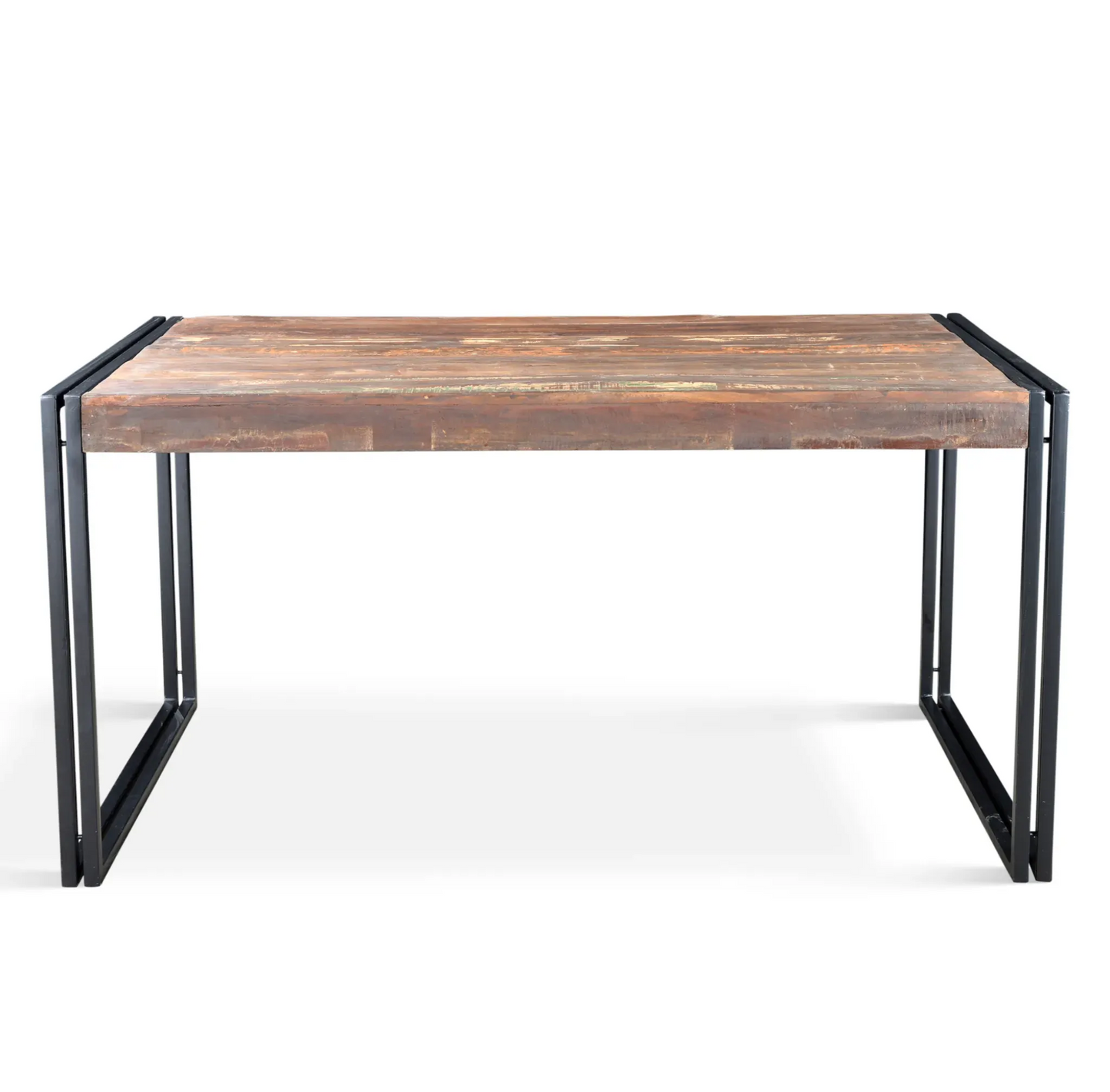 Reclaimed Wood Dining Table 3 piece set - 6 seater