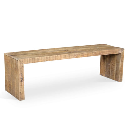 Timbergirl Solid Mango Wood Bench - 60"