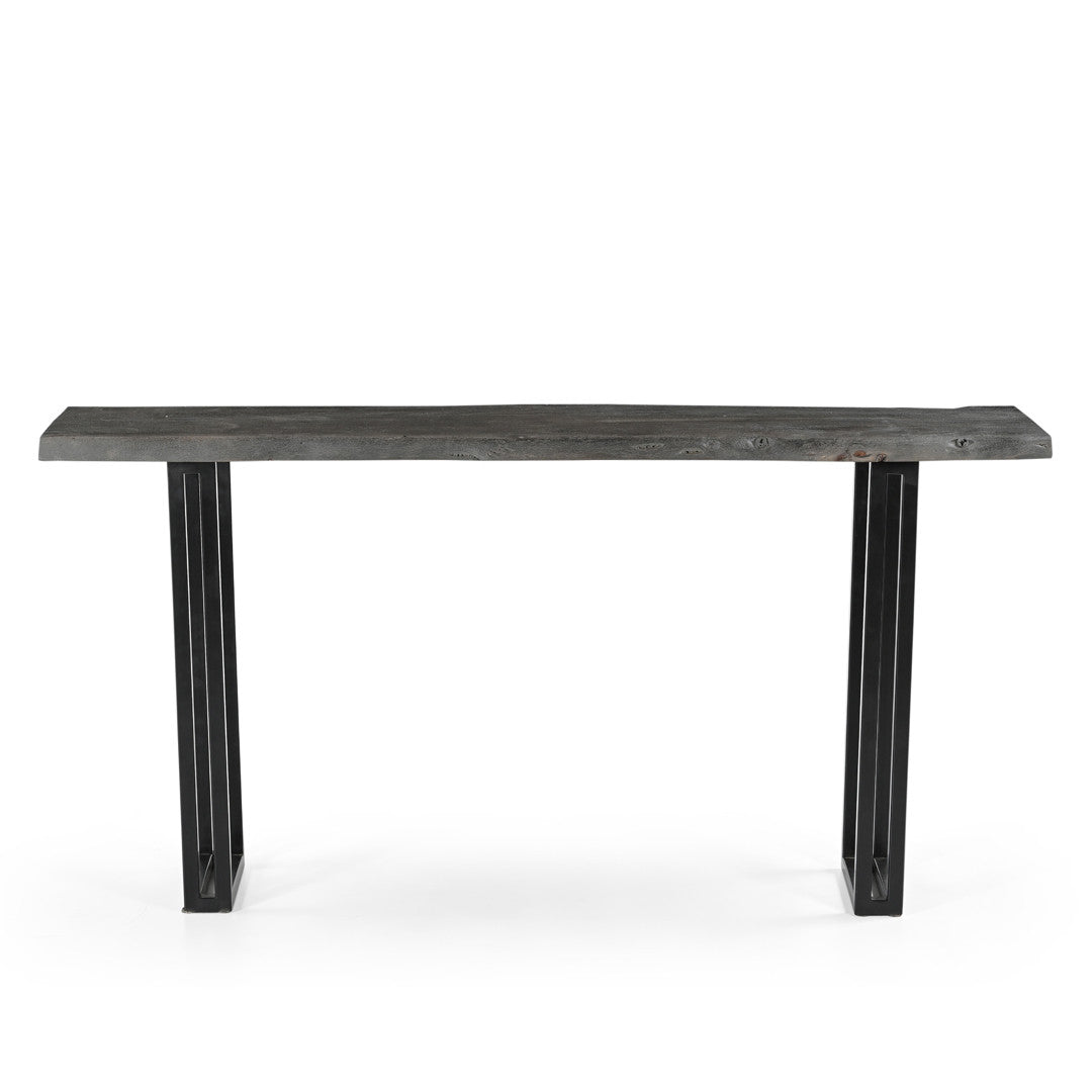 Sparrow Solid Wood Console Table - Gray