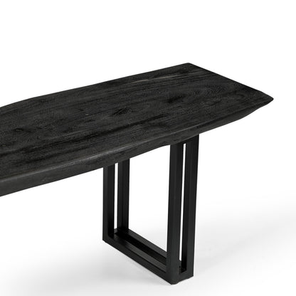 Sparrow Solid Wood Dining Bench - Gray