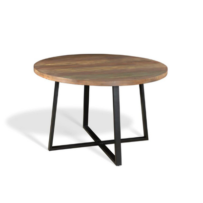 Blossom Round Reclaimed Wood Dining Table