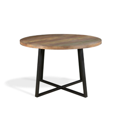 Blossom Round Reclaimed Wood Dining Table