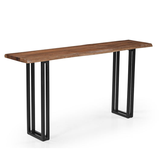 Sparrow Solid Wood Console Table - Brown