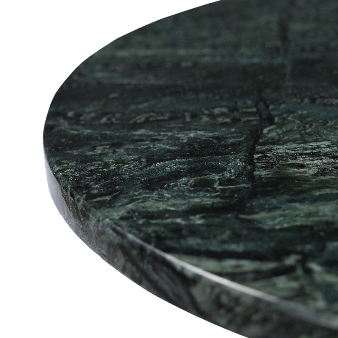 Eurasian green marble end table