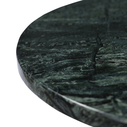 Eurasian green marble end table.