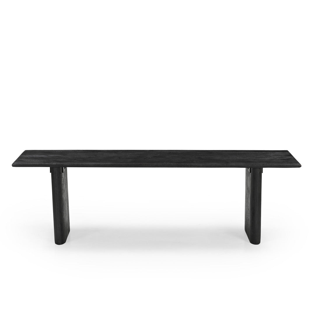 Grackle Solid Wood Dining Bench - Black