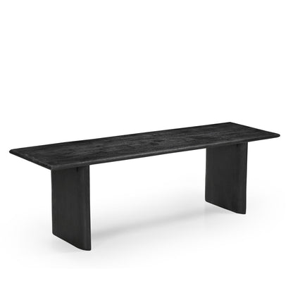 Grackle Solid Wood Dining Bench - Black