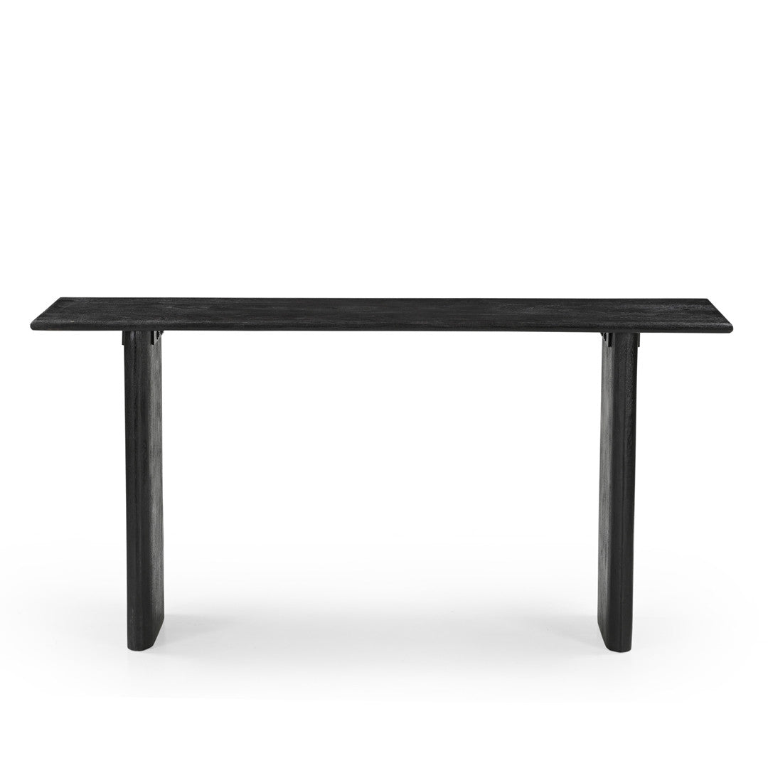 Grackle Solid Wood Console Table -  Black