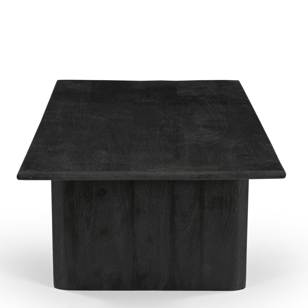 Grackle Solid Wood Coffee Table- Black.