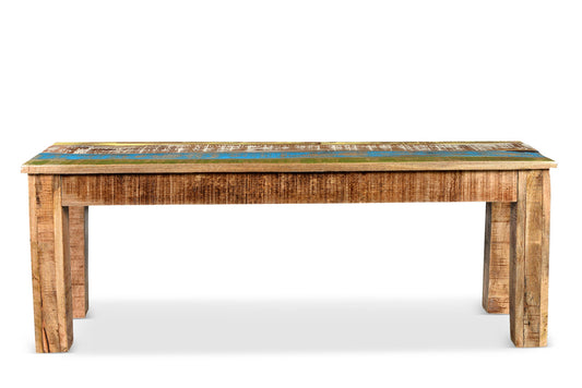 Timbergirl Suman Rustic Multicolor Bench - 60"