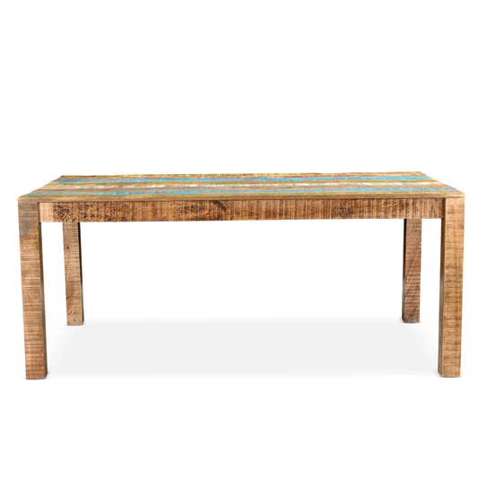 Timbergirl Suman Rustic Multicolor Dining Table