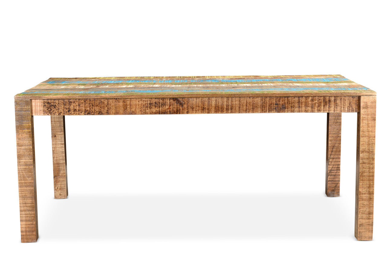 Timbergirl Suman Rustic Multicolor Dining Table