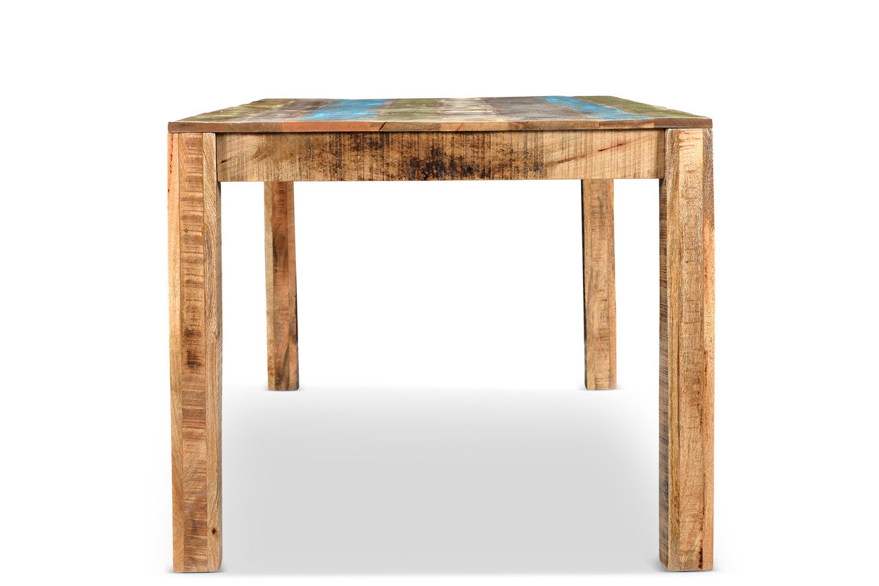 Timbergirl Suman Rustic Multicolor Dining Table