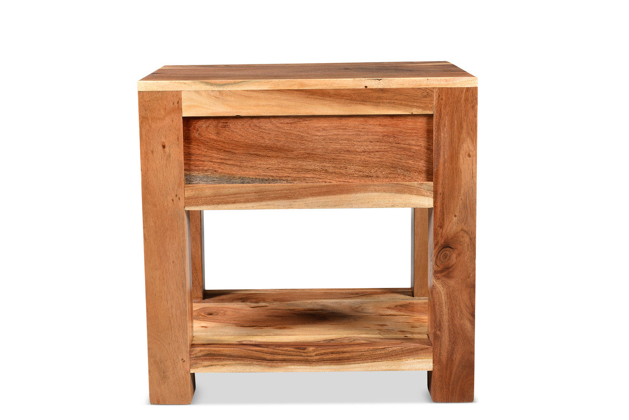 Timbergirl Ajmer Solid Wood Side table